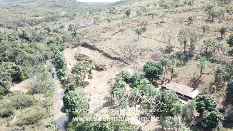 Sítio de 10 alq. – Às margens do Ribeirão Lajeado – Minaçu